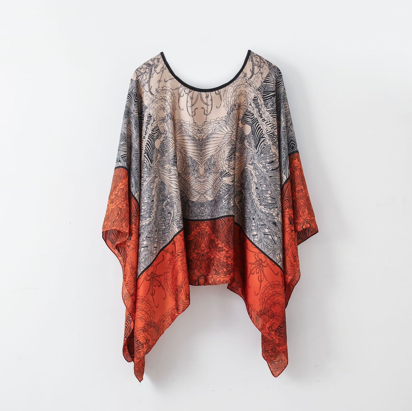 Châle Pullover Multifonctionnel – Écharpe, Vêtement Extérieur et Couverture