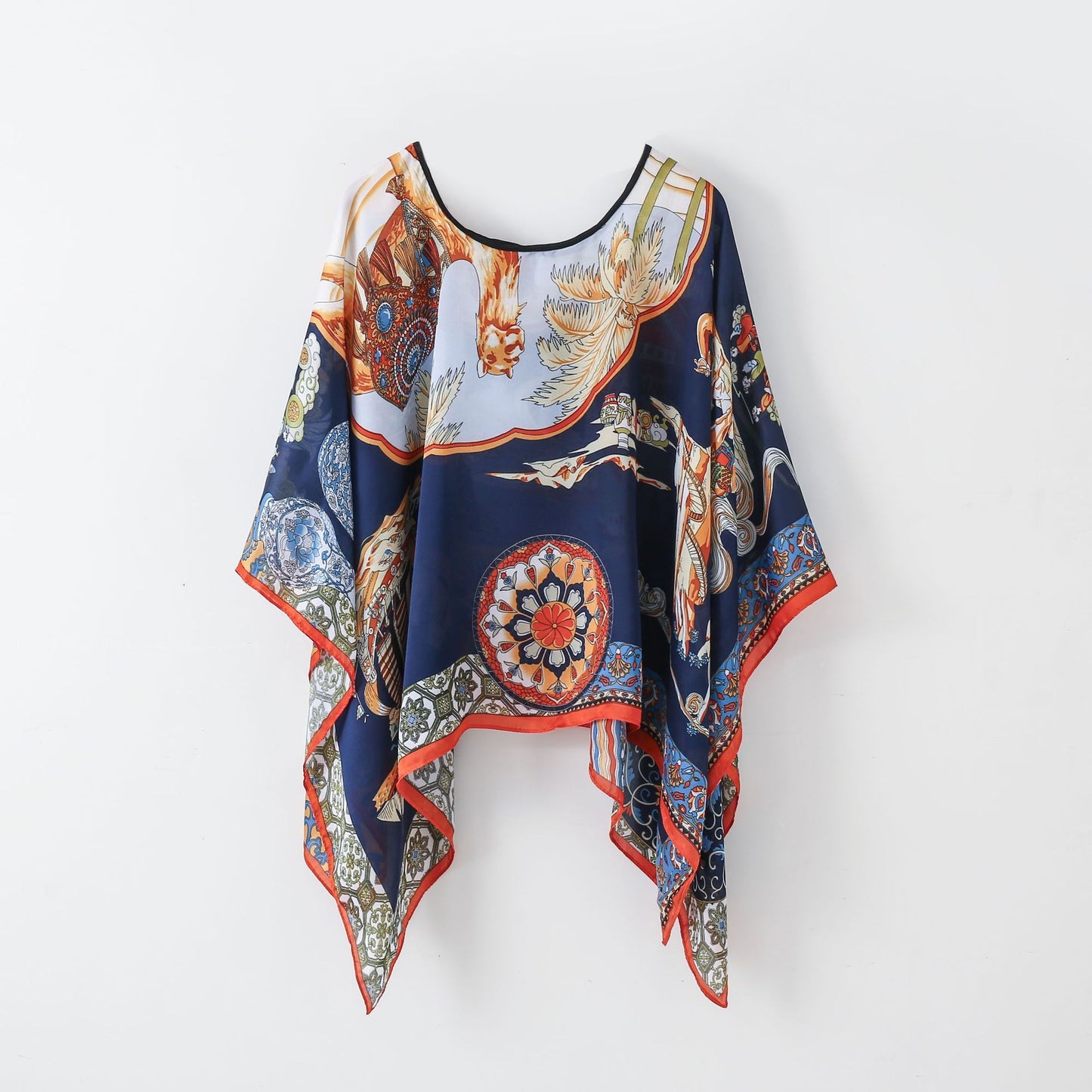 Châle Pullover Multifonctionnel – Écharpe, Vêtement Extérieur et Couverture