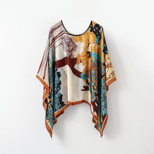 Châle Pullover Multifonctionnel – Écharpe, Vêtement Extérieur et Couverture